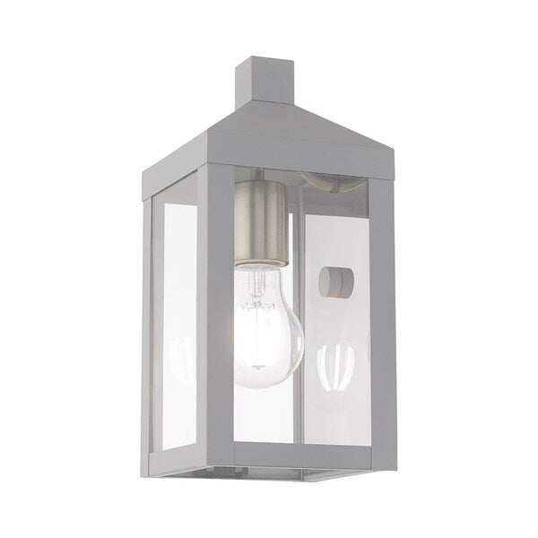 Nyack 1 Light Nordic Gray Outdoor Wall L