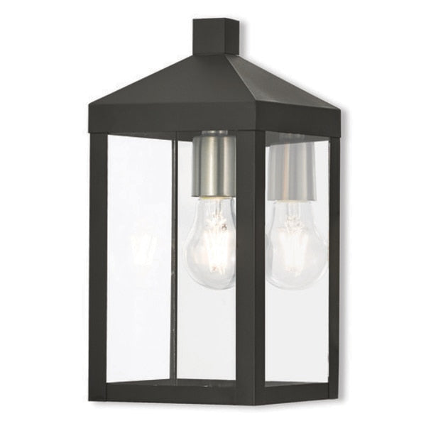 Nyack 1 Light Black Outdoor Wall Lantern