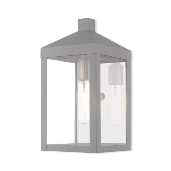 Nyack 1 Light Nordic Gray Outdoor Wall Lantern