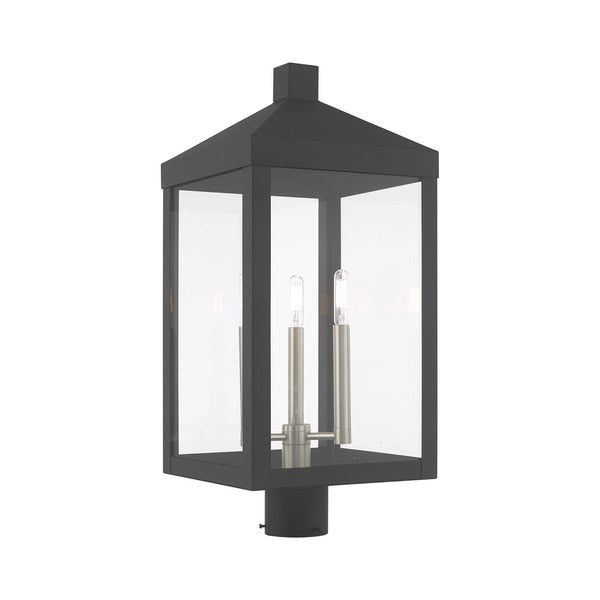 Nyack 3 Light Scandinavian Gray Outdoor
