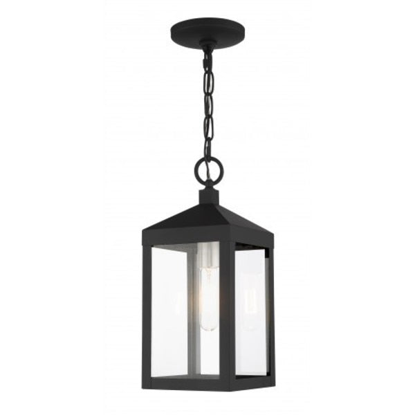 Black with Brushed Nickel Cluster Outdoo