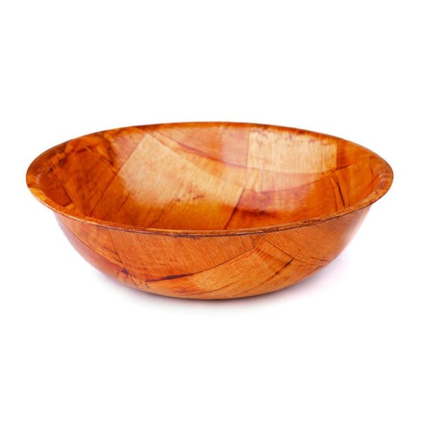 Woven Wood Round Bowl, 5.5