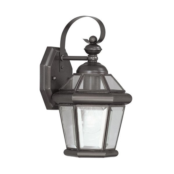 Georgetown 1 Light Bronze Outdoor Wall L