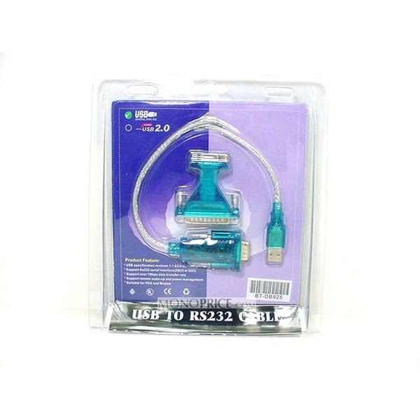 Usb To Rs232 Db9M/ Db25M