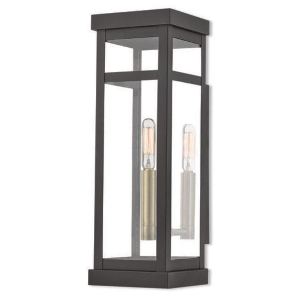 Hopewell 1 Light Bronze Outdoor Wall Lan