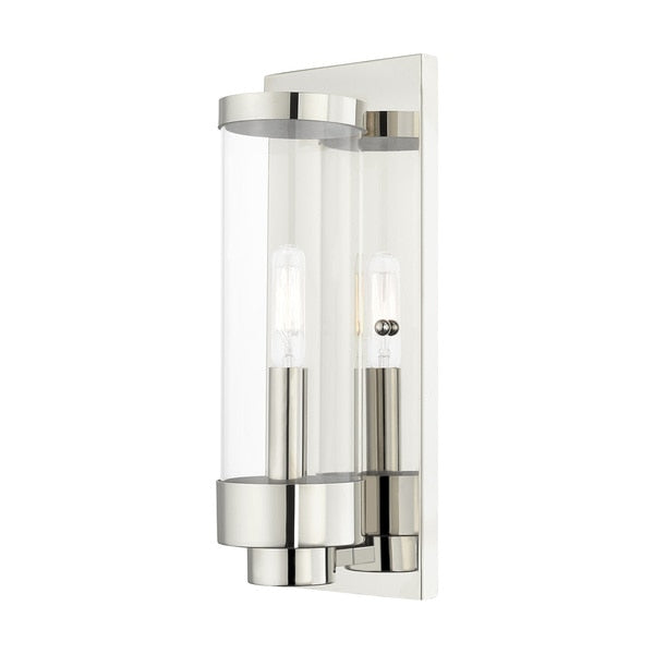 Hillcrest 1 Light Polished Chrome Outdoor ADA Wall Lantern