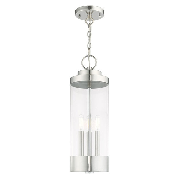 Hillcrest 3 Light Polished Chrome Outdoo