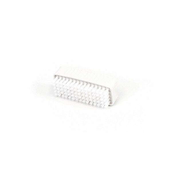 Hand & Nail Brush, White, White Plastic, 4 in L Overall