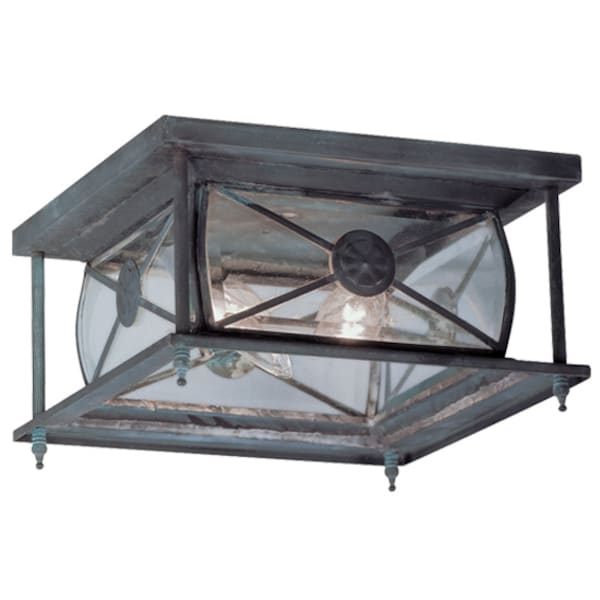 Providence 2 Light Charcoal Outdoor Ceil