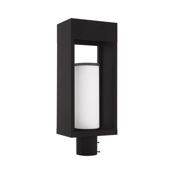 Bleecker 1 Light Black Outdoor Post Top Lantern