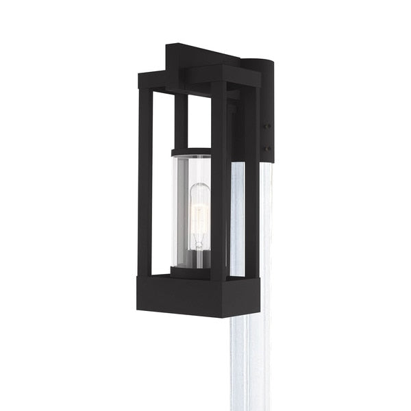 Delancey 1 Light Black Outdoor Post Top