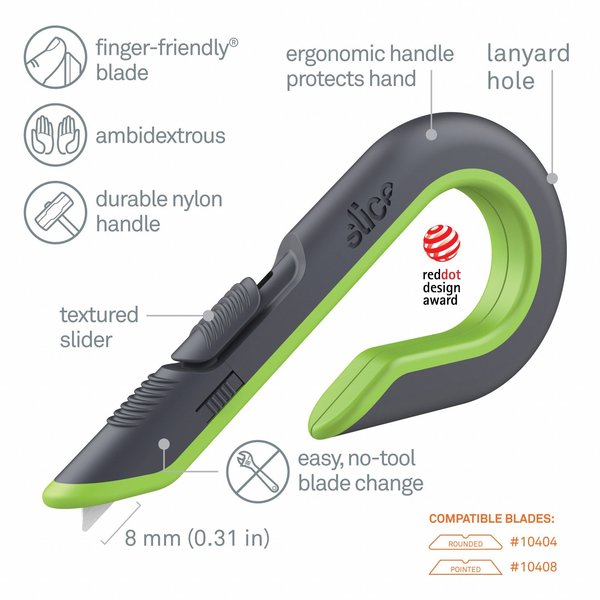 6-1/2 in. Nylon Self-Retracting Utility Box Cutter