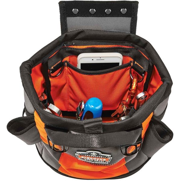 Orange Premium Topped Tool Pouch, Hinge