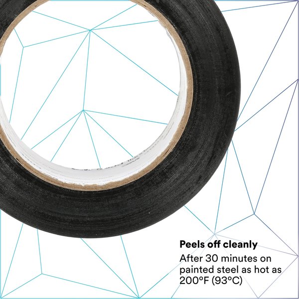 Duct Tape, 2 x 50 yd, 6.5 mil, Black, Vinyl