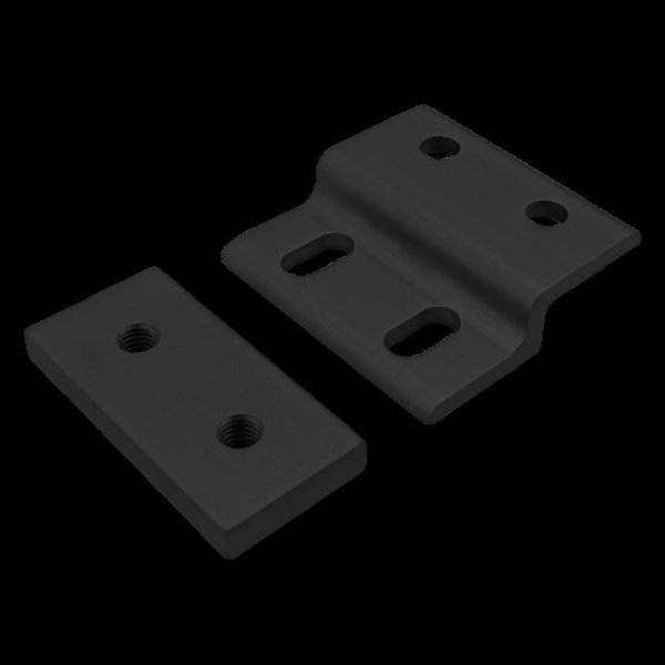 Black 40 S Mesh Retainer W/Backing Plts