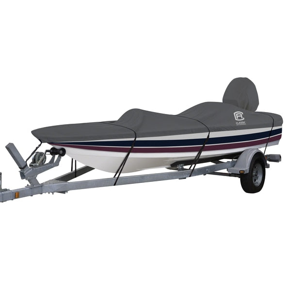 StormPro Heavy Duty Outboard Ski-Boat Cover, 16 ft 6 in - 17 ft 6 in L