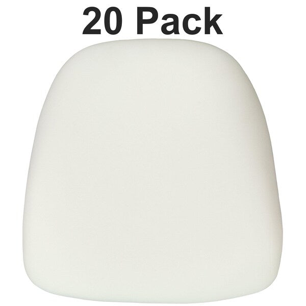 Hard Ivory Fabric Chiavari Chair Cushion