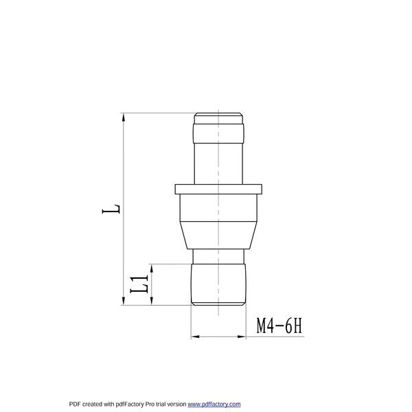 NL-0414 Lock Pin With 2mm Hex Drive