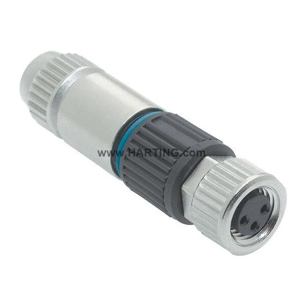 M8 Circular Connector, 3 Poles, 4 A