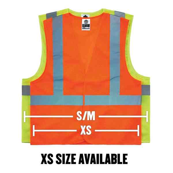 Econo Breakaway Mesh Vest, Orange, L/XL