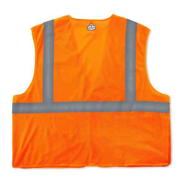 Econo Breakaway Mesh Vest, Orange, L/XL