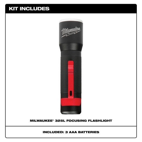 LED Focusing Flashlight (325 Lumens)