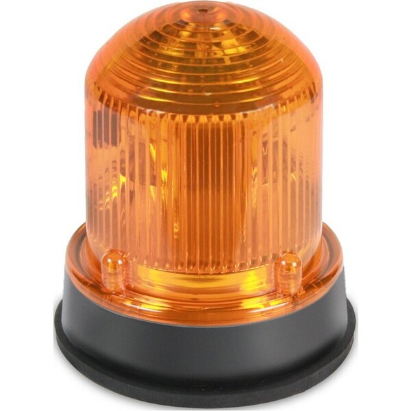 Warning Light, LED, 120VAC, Amber, 65 FPM