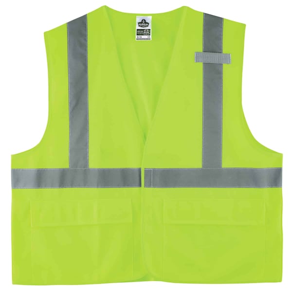 Standard Solid Vest, Lime, L/XL