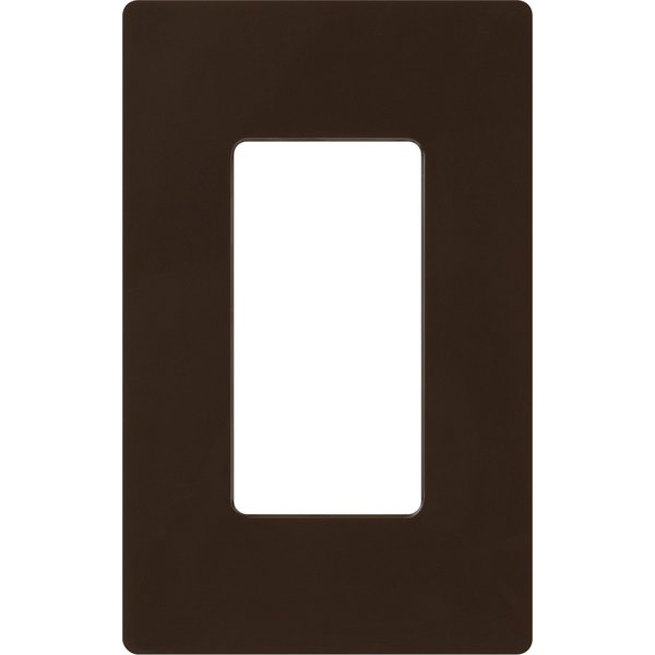 Designer Wall Plates, Number of Gangs: 1 Gloss Finish, Brown