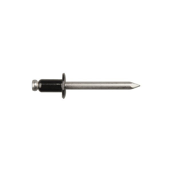 Blind Rivet, Flanged Head, 1/4 in Dia.