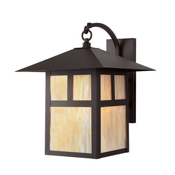 Montclair Mission 1 Light Bronze Outdoor Wall Lantern