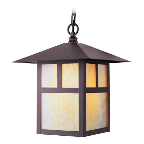 Montclair Mission 1 Light Bronze Outdoor Pendant Lantern