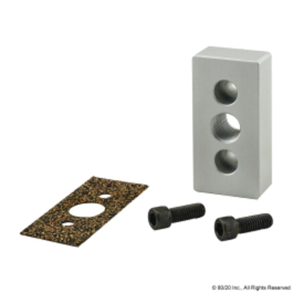 Pressure Manifold, Feed Plate, 3 Hole 15S
