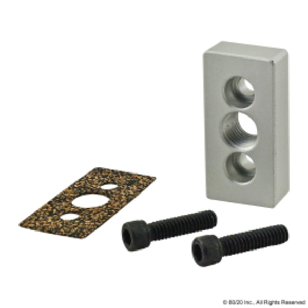 Pressure Manifold, Feed Plate, 3 Hole