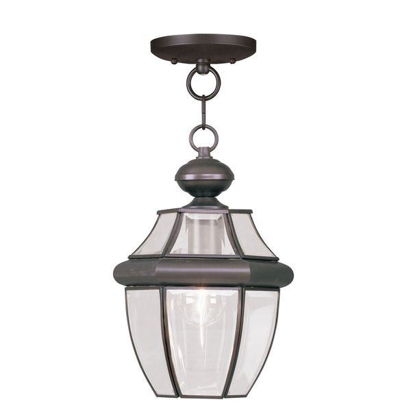 Monterey 1 Light Bronze Outdoor Pendant Lantern