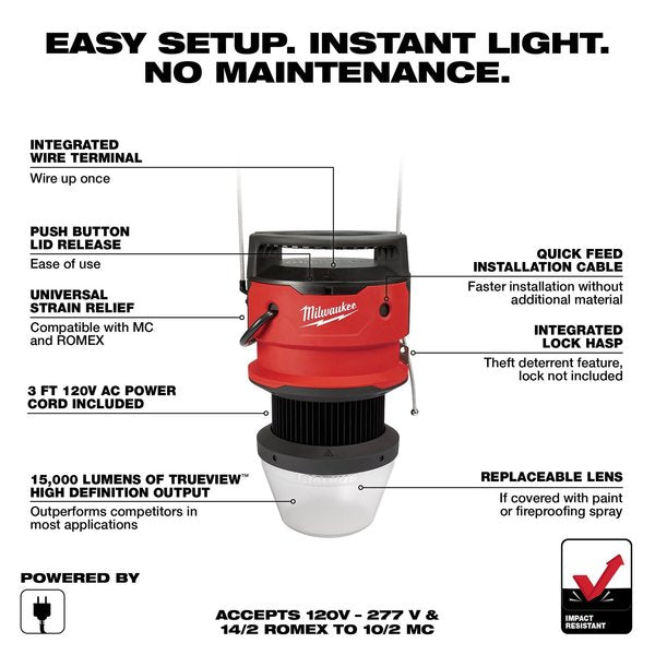 RADIUS 130W LED Temporary Site Light