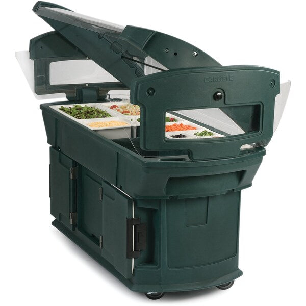 Food Bar, 6 ft. x 2 ft. x 4.5 ft., Black