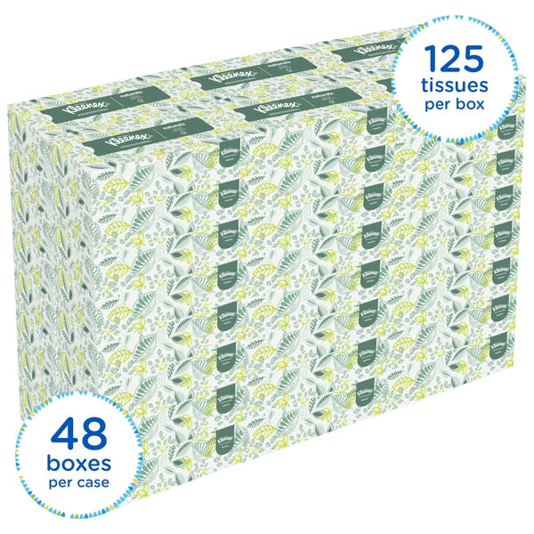 Naturals, 2 Ply Facial Tissue, 48 Boxes, 125 Sheets per Box