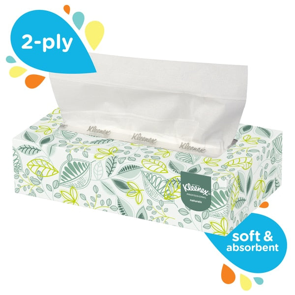 Naturals, 2 Ply Facial Tissue, 48 Boxes, 125 Sheets per Box