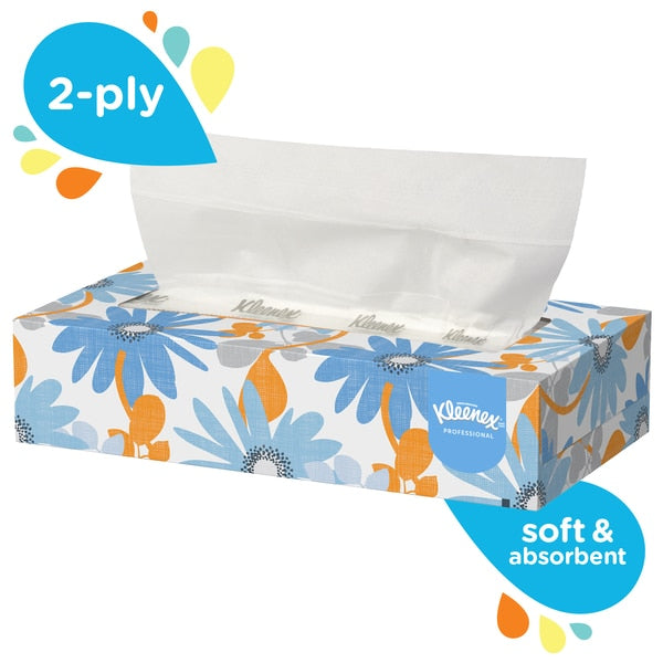 Kleenex 2 Ply Facial Tissue, 125 Sheets
