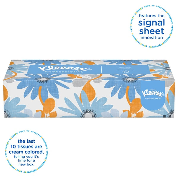 Kleenex 2 Ply Facial Tissue, 125 Sheets