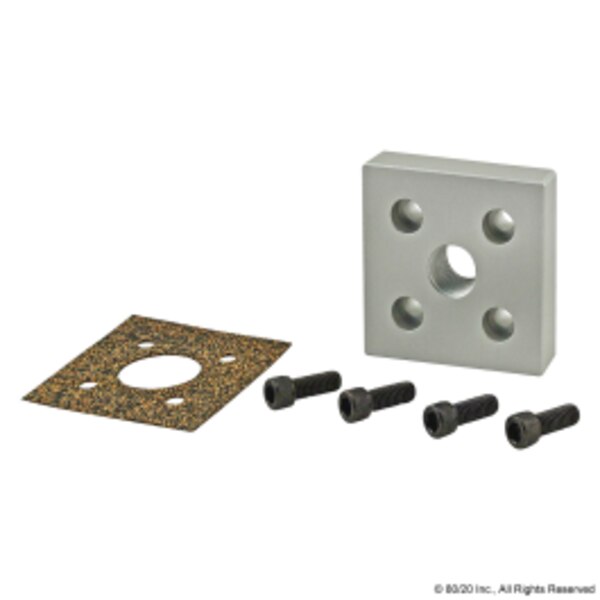 Sqr Pressure Manifold, Feed Plate, 5 Hole