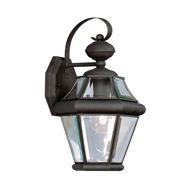 Georgetown 1 Light Black Outdoor Wall La