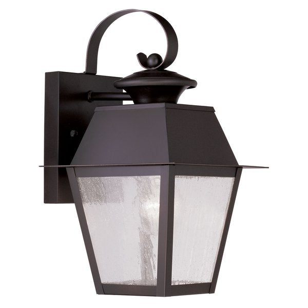 Mansfield 1 Light Bronze Outdoor Wall La