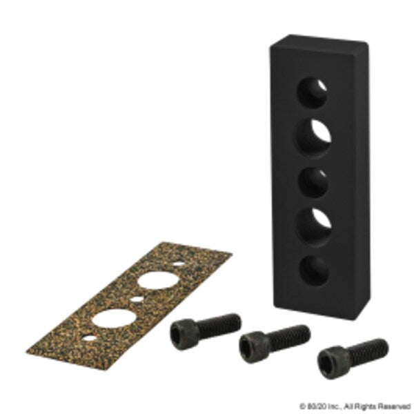 Rectang 5 Hole Press Manifold Feed Plate