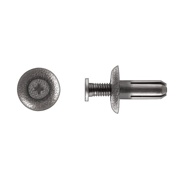 Blk Nyln Phllp Screw Ret 8mm Hole Size 21mm Stem L PK5