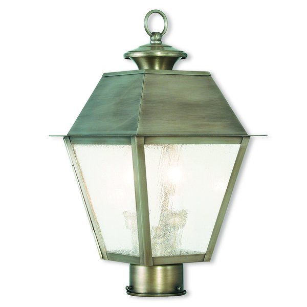 Mansfield 2 Light Vintage Pewter Outdoor