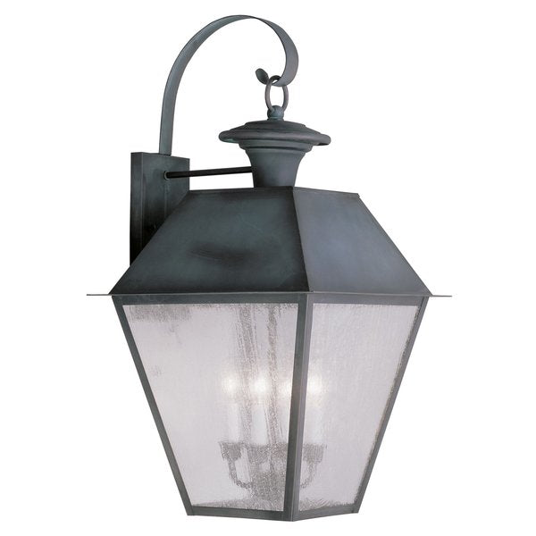 Mansfield 4 Light Charcoal Outdoor Wall