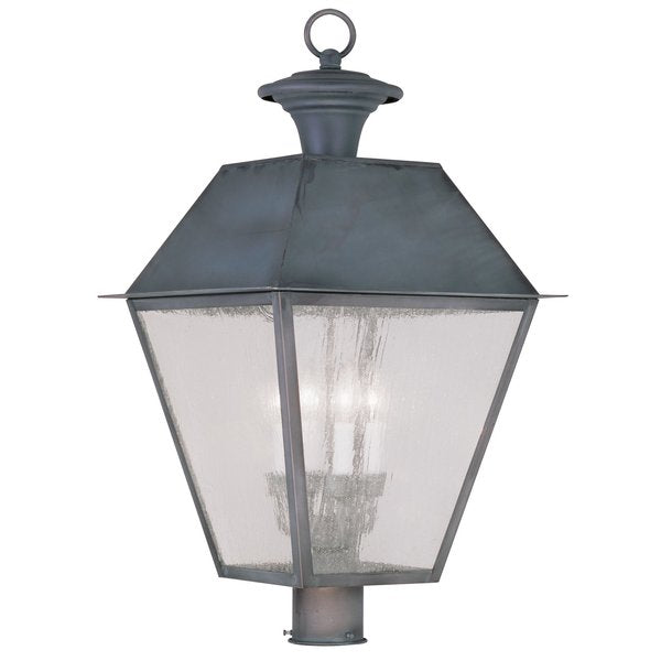 Mansfield 4 Light Charcoal Outdoor Post