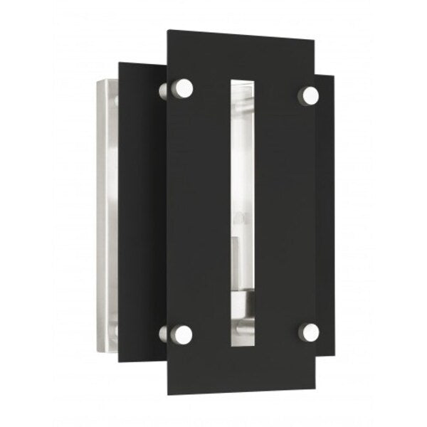 Black with Brushed Nickel Accents Outdoo